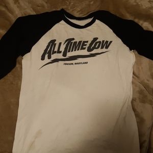 All time low baseball tee